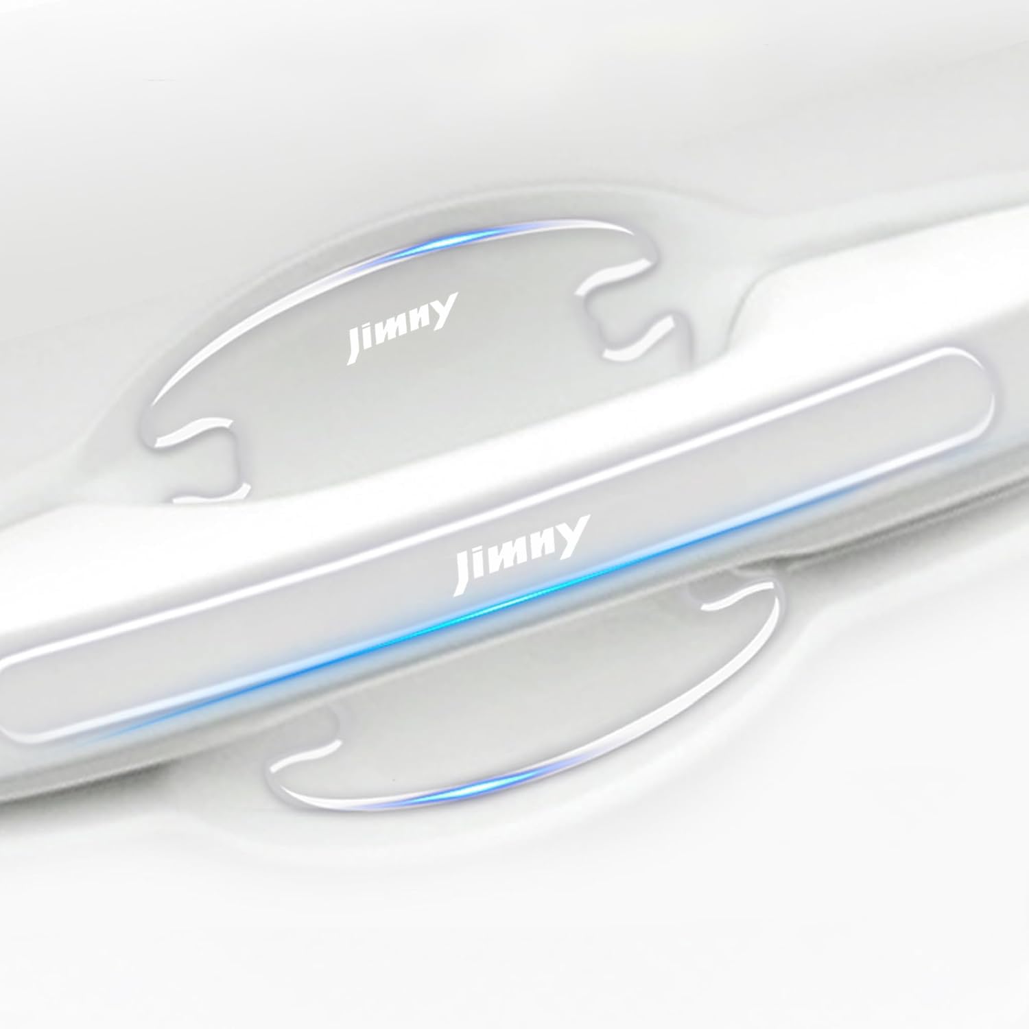 

Door Handle Car Door Handle Protection Scratch Prevention Exterior Covers with Custom Easy Set of 8 [JIMNY Compatible] Protectors, Parts, & Parts, белый