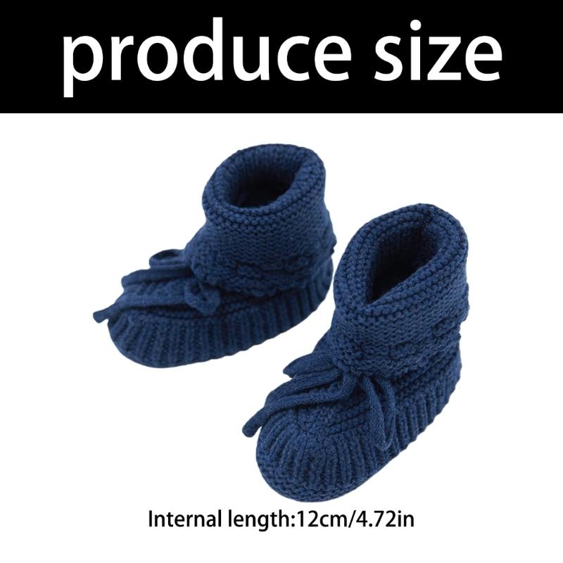 Handicraft Knitted Thermal Baby Shoes Soft First Walking Shoes for Baby Infant Prewalker Shoes Footwear Breathable