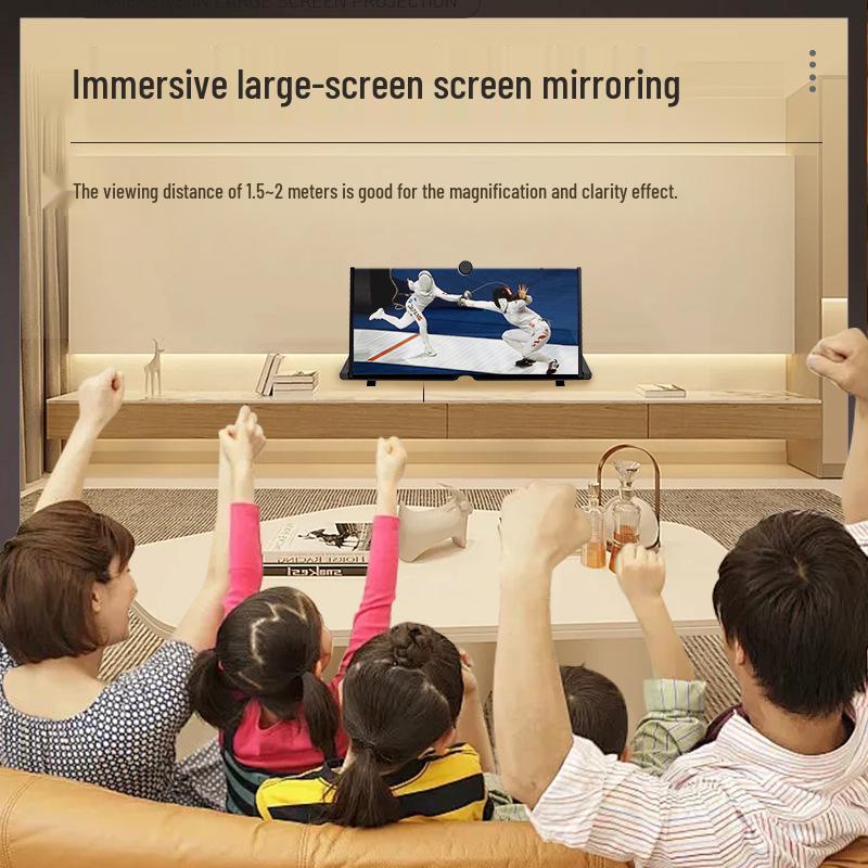 20-Inch HD Mobile Phone Screen Magnifier & Holder