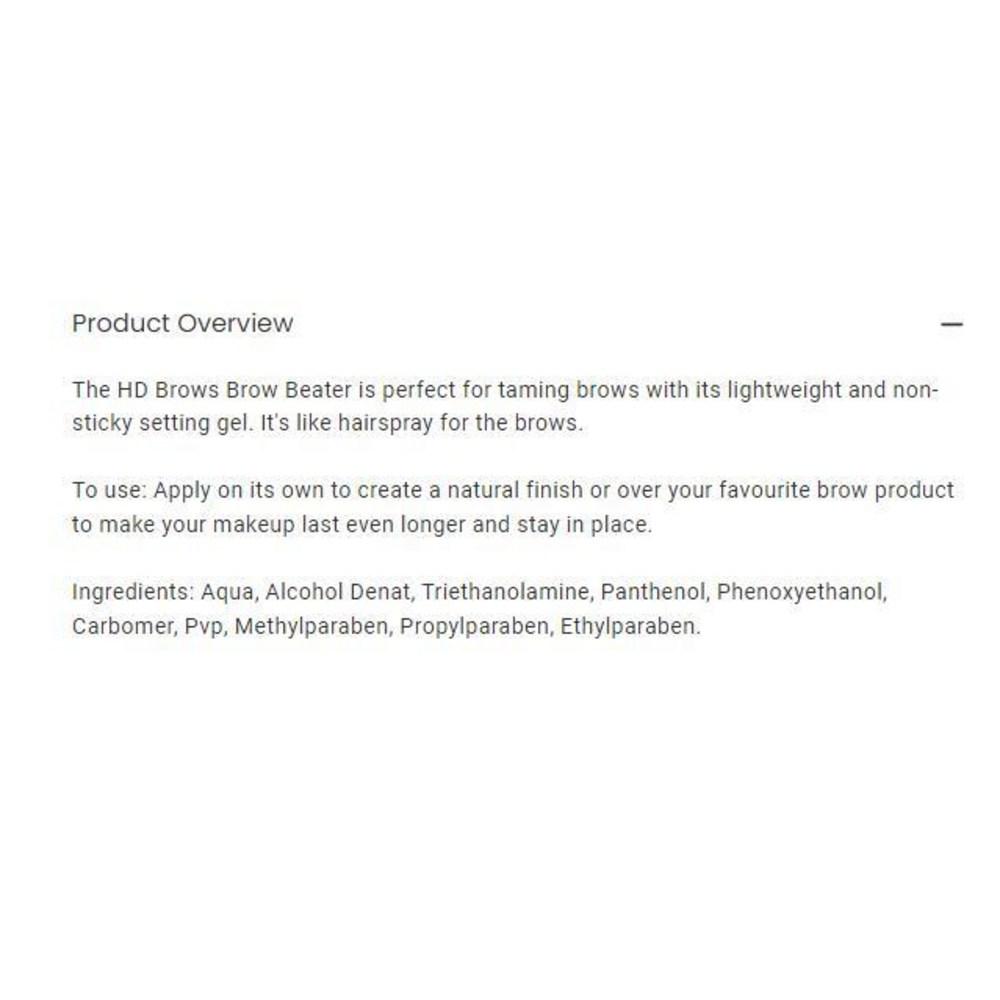 HD Brows HB Brows Eyebrow Beater 7ml 4 Packs, 4 Pieces