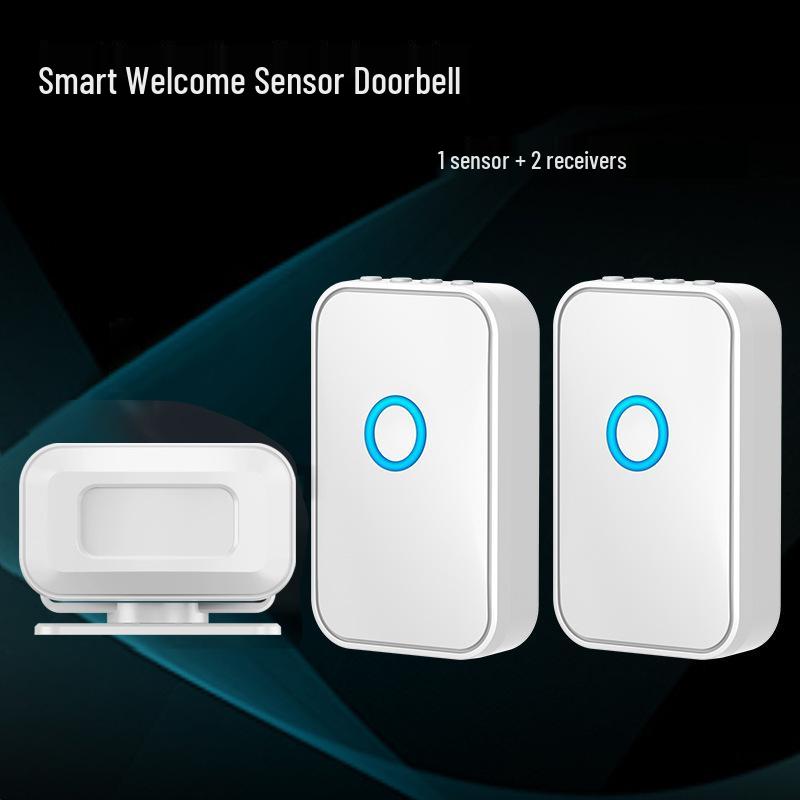 Rechargeable Entrance Sensor and Voice Broadcast Greeter System