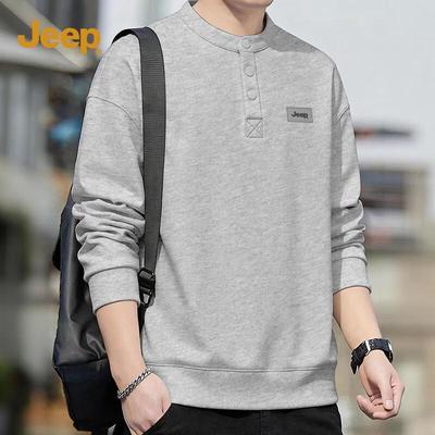 Men's Casual Long Sleeve Round Neck Sweatshirt