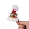Merry Christmas Hair Clips Glitter Sequin Christmas Hat Barrettes With Snowflake Santa Xmas Hair Accessories For Xmas Holiday Party Favors