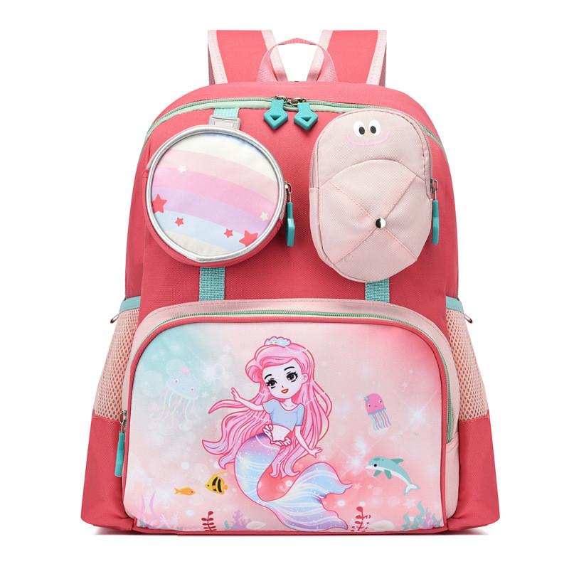 Trendy Fashionable Kids Backpack Stylish Colorful Cartoon School Bag For Boys And Girls
