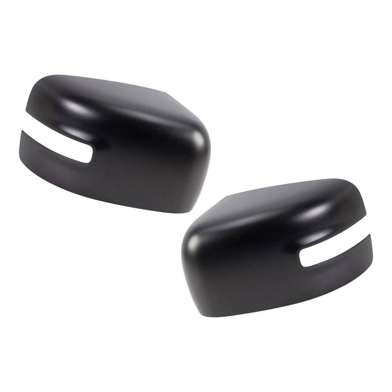 1 Pair Front Left Right Side Door Wing Rearview Mirror Cap Cover With Turn Signal Light Hole Fit for Jeep Renegade BU 2015-