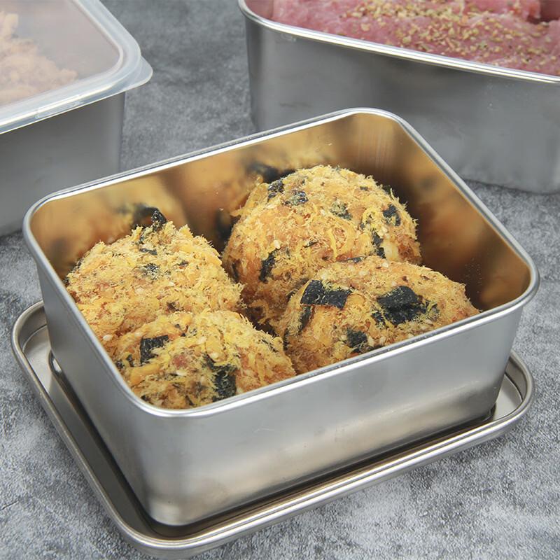 ZISIZ Japanese Style Stainless Steel Food Storage Container