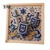 Traditional Ritual Art DIY Hanukkah Pearl Kit, 3D Mosaic Bead Craft Set, Creative Diy Kit for Adults Activity Making Holiday Home Decor Desktop