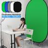 Live Streaming Foldable Photography Studio Green Blue Screen Double Sided Background Cloth Backdrop