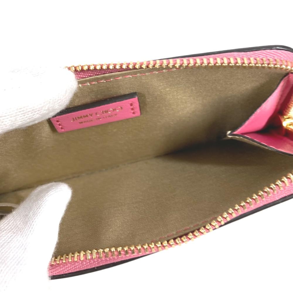 JIMMY CHOO Logo Card Case Pass Case Fragment case Wallet coin purse