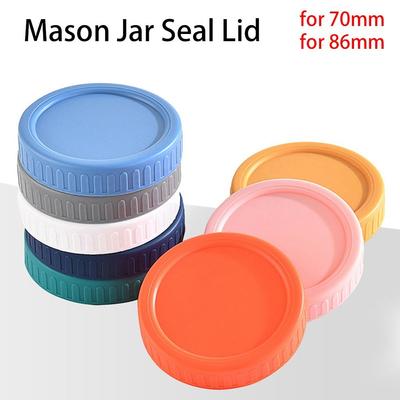 6pcs Leak-proof for Wide Mouth Jar Kitchen Tool Seal Bottle Cover 70mm 86mm Good Seal Mason Jar Lid