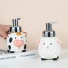 Soap Dispenser Cute Hand-painted Ceramic Hand Soap Dispensing Bottle, Cartoon Animal Lotion Bottle, for Guesthouses and Hotels