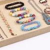Velvet Ring Earrings Trays Showcase Display Jewelry Organizer Box Showcase