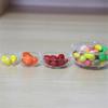 1:12 Dollhouse Miniature Bowl Glass Fruit Bowl Salad Bowl Soup Plate Candy Bowl Kitchen Model Decor Toy