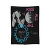 Kiss Hs Disco Kiss All The Time Fleece Blanket Harrys Music Styles Funny Throw Blanket Sofa Bedding Lounge 150*125Cm Bedspread
