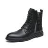 Fashion Fashion New Lace Up Mens Motorcycle Boots Classic Leisure Botas Business Walking Shoes Outdoor Cowboy Boot Man High Top Footwear