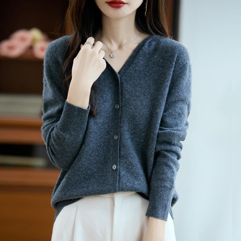 Women S Plus Size Loose Hooded Long Sleeve Knit Cardigan Sweater