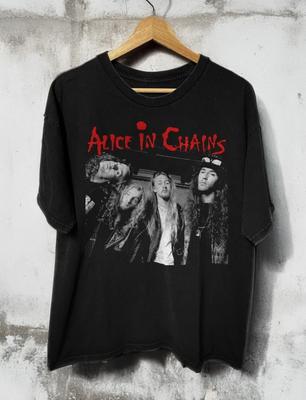 Alice In Chains Band Konzert Unisex Schwarzes T-Shirt Größe S-5XL