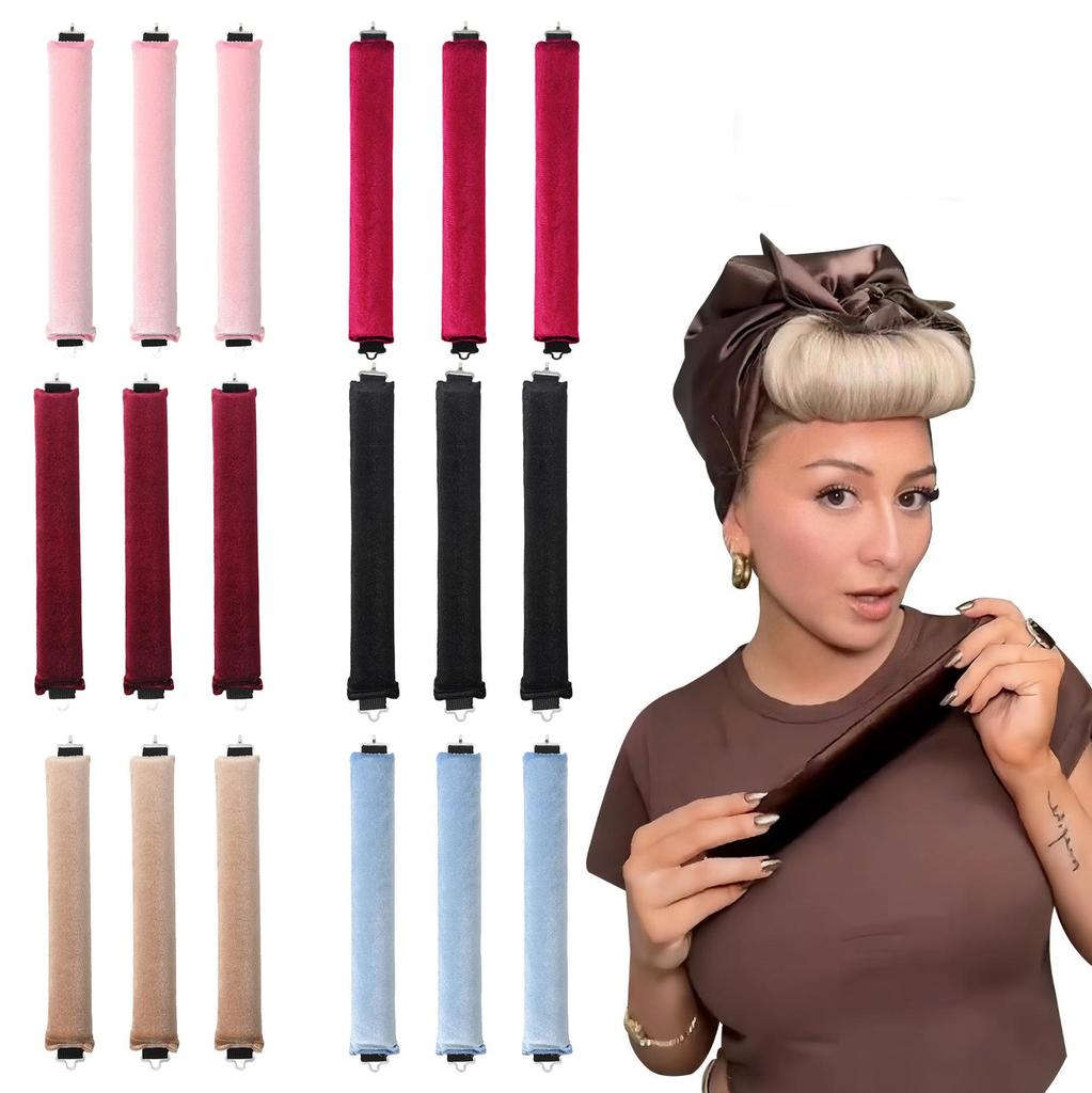 Hitzefreier 3 cm Schlaffreundlicher Lockenstab mit Haarsicherer Schnalle