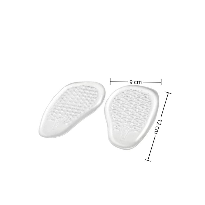 1Pair Women Soft Silicone Gel Cushion Insoles Metatarsal Support Insert Pad Shoes Insoles