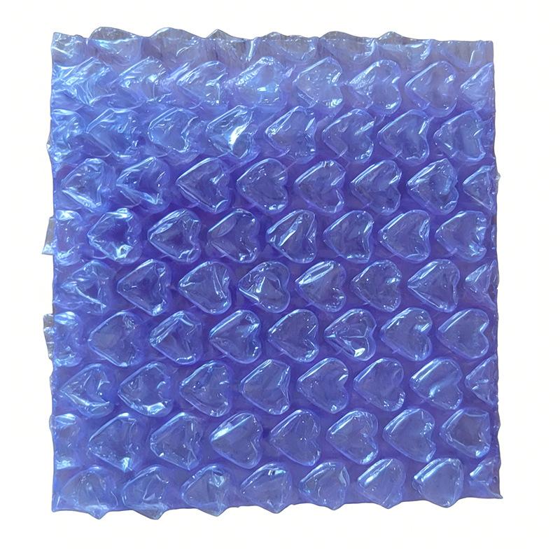 Buffer Packaging Heart Bubble Wrap Bubblewrap Bubble Paper Foam Roll for Packaging Buffer Wrap Pouch Shockproof Pressure Resistant Plastic Film Bag