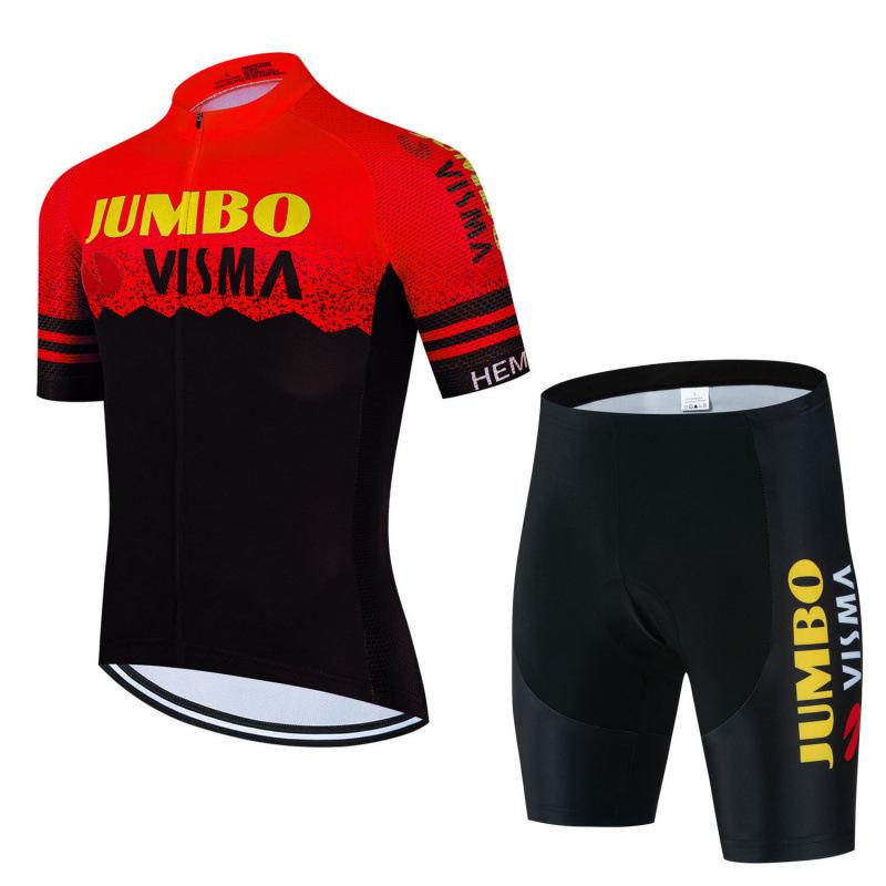Jumbo hot-selling summer cycling suit short-sleeved suit men's and women's bicycles road bike mountain bike sports suit