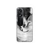 Phone Case - MANIACASE - Oppo A38 - Wolf and She-wolf Pattern - TPU Silicone - Black