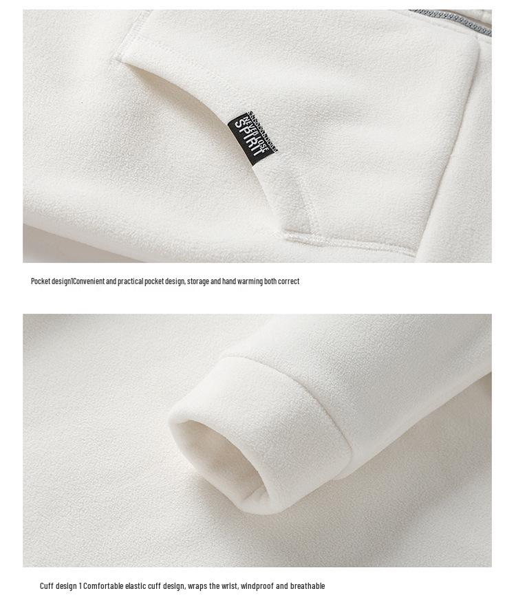 Herren Kapuzenpullover mit Fleece-Futter für Herbst und Winter