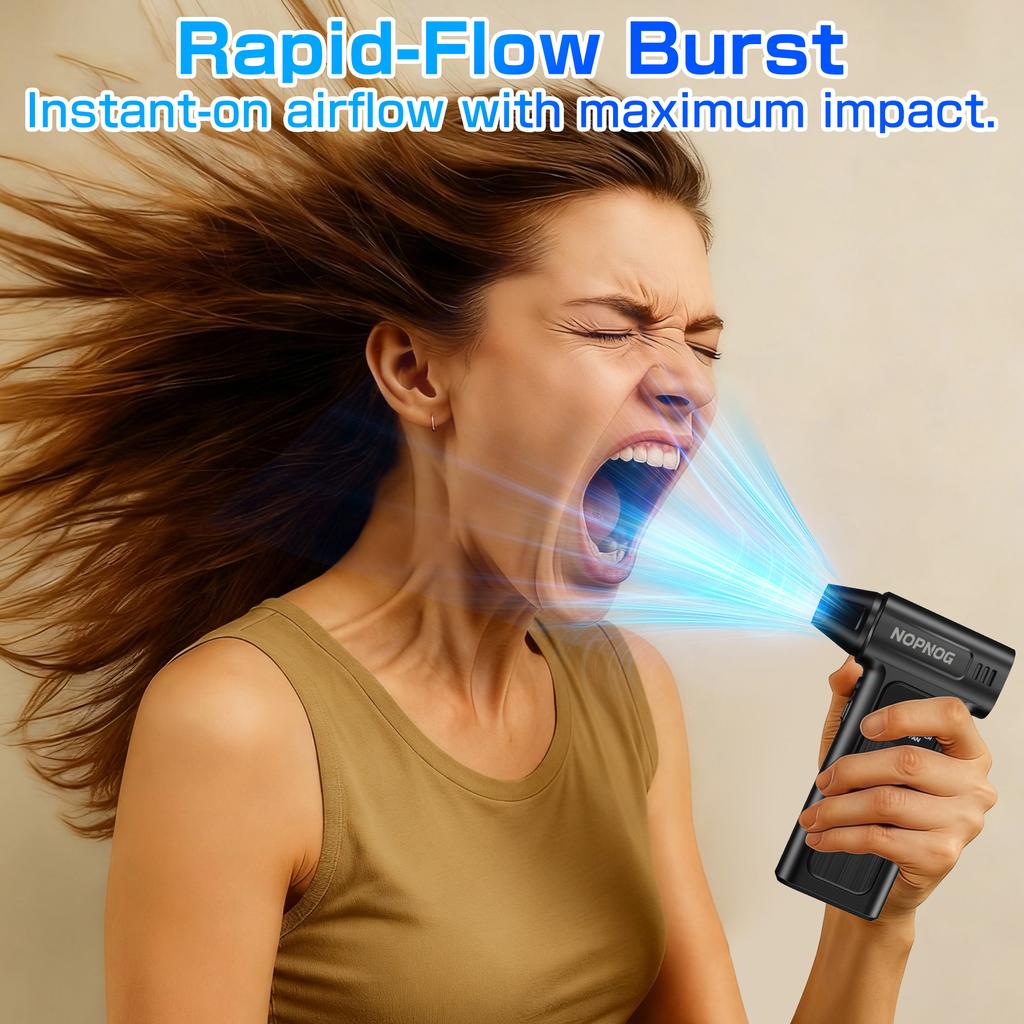 Turbo Jet Fan Cleaning Blower Tool Car Fan Electric Air Duster M9 Blowing Snow Car Accessories Violent Hair Dryer 150000RPM