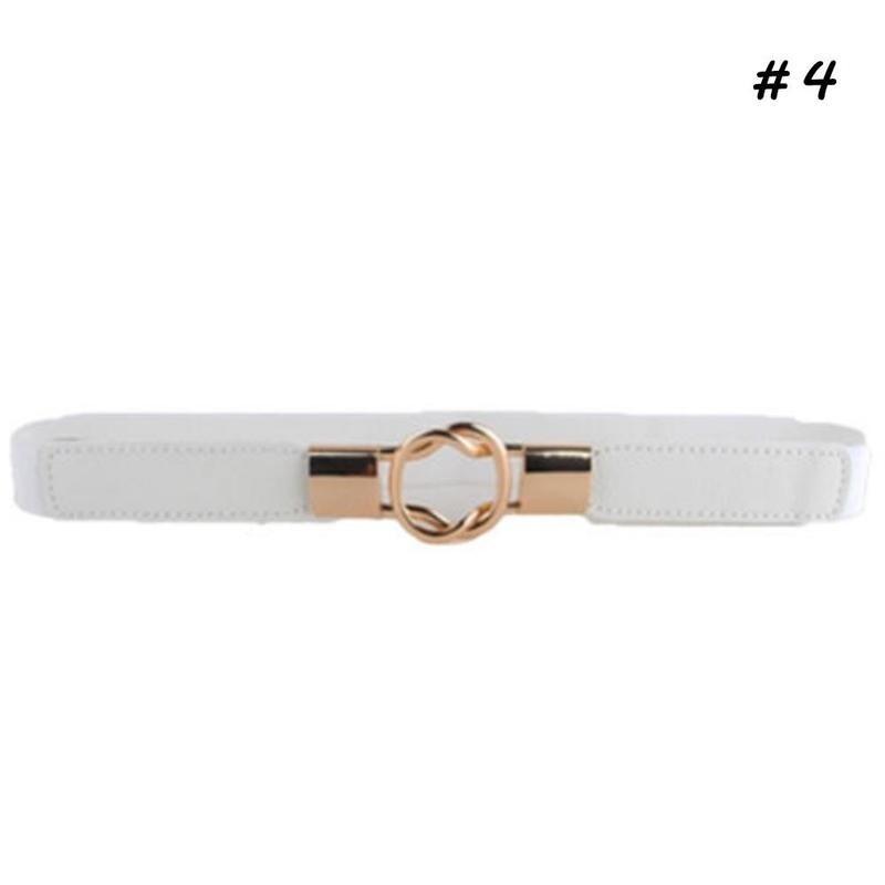 New Arrival  Women Skinny Vintage Buckle Waist Belt Stretch Corset Waistband