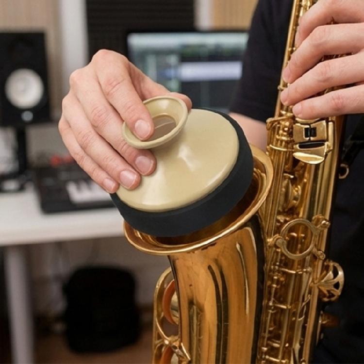 Universal Altos Saxophone Silencers Light Weight Altos Sax Damper Woodwind Instruments Accessory Quick Installation