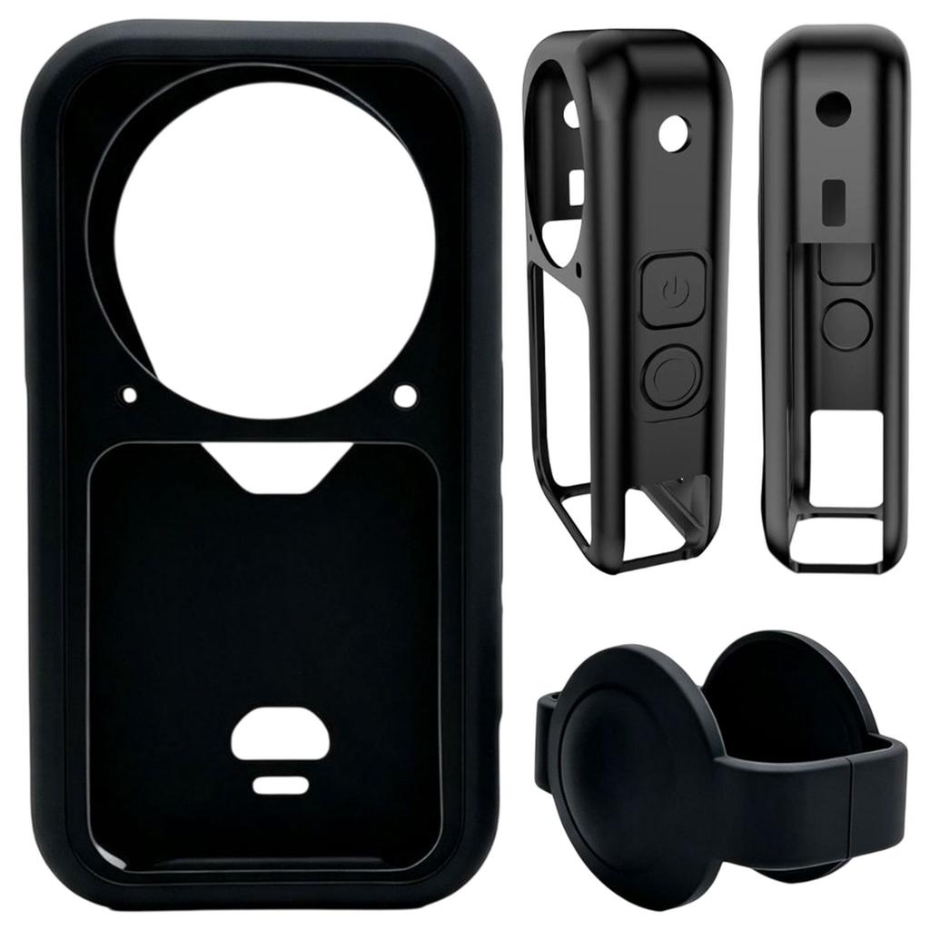Silicone Case for Insta360 X6 Silicone Sleeve Lens Protector Cover Anti-Scratch Protective Sleeve for Insta360 X6 Accessories