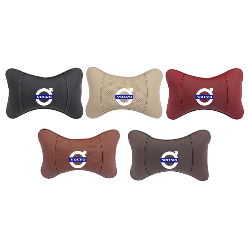 1 bucată Tetieră Auto Pernă Gât Scaun cu Logo Mașină Pentru Volvo V60 V40 XC90 S60 C30 XC60 V50 V70 S90 XC40 S80 V90 EX30 EX90 EM90 C40 S40