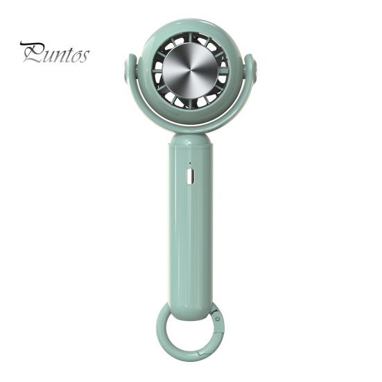 

Вентилятор кондиционера Мощный ручной вентилятор с 3 скоростями Низкий уровень шума Перезаряжаемый портативный небольшой вентилятор с батарейным питанием зелёный