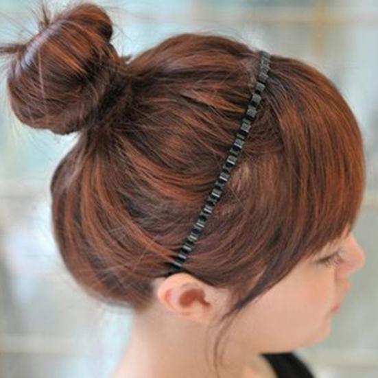 Hot Men Women Metal Wavy Hair Head Hoop Sport Headband Cool Accessory Gift