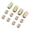 12 stuks 7/16 inch-24 Schroefdraad Remleiding Fittingen Assortiment Messing Auto Accessoires voor 1/4 inch Remleiding