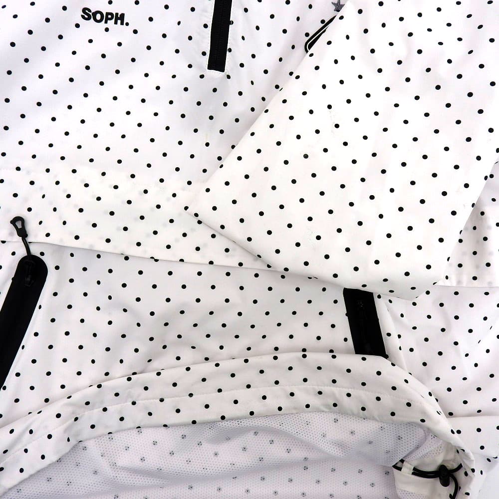 F.C.Real Bristol Men's Multi Pattern Jacket, White, XL, FCRB-210012 Jacket XL whiteUsed