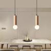 Wooden Nordic Pendant Light Simple Home Decorative Hanging Lamp Living Room Bedroom Bedside Study Interior Illumination Fixtures