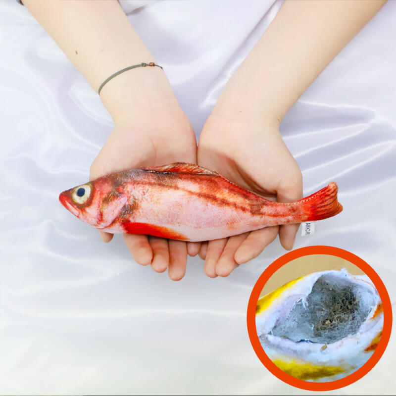 Fish Catnip Toy 20cm (Red Pollack)