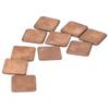 100pcs Htsink 401w/mk Thermal Conductivity Burr   Glossy Copper Material Small Htsink for Laptop GPU CPU
