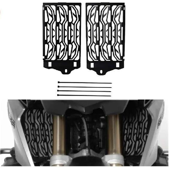Motorcycle Black Radiator Guard Radiator Grille Protection Cover Accessories For BMW R1200GS