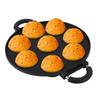 Egg Frying Pan 8 Hole Design Multifunctional Non Stick Egg Pancake Steak Pan for Travel Camping