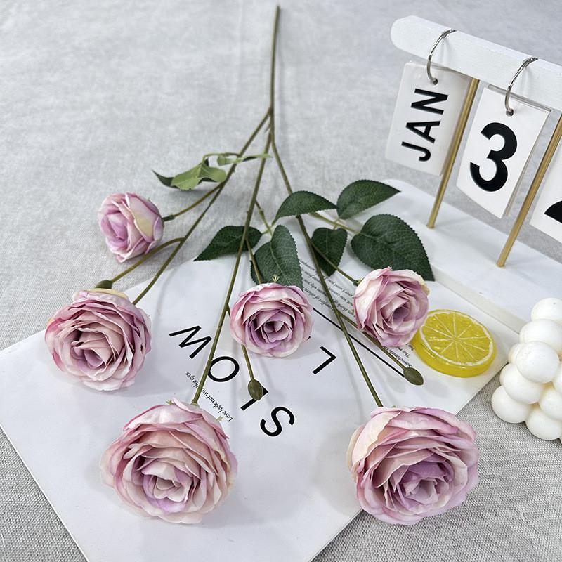 Silk Flower Wedding Decor Artificial Rose Arrangement For Photography And Home Decor