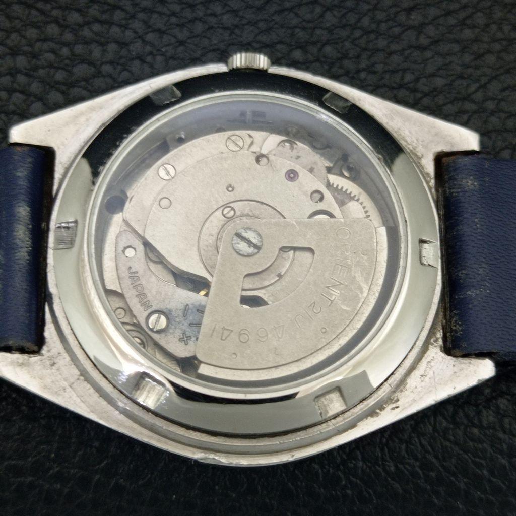 Orient AAA CRYSTAL AUTOMATIC VINTAGE JAPAN MENS ORIGINAL DIAL WATCH A707782-1