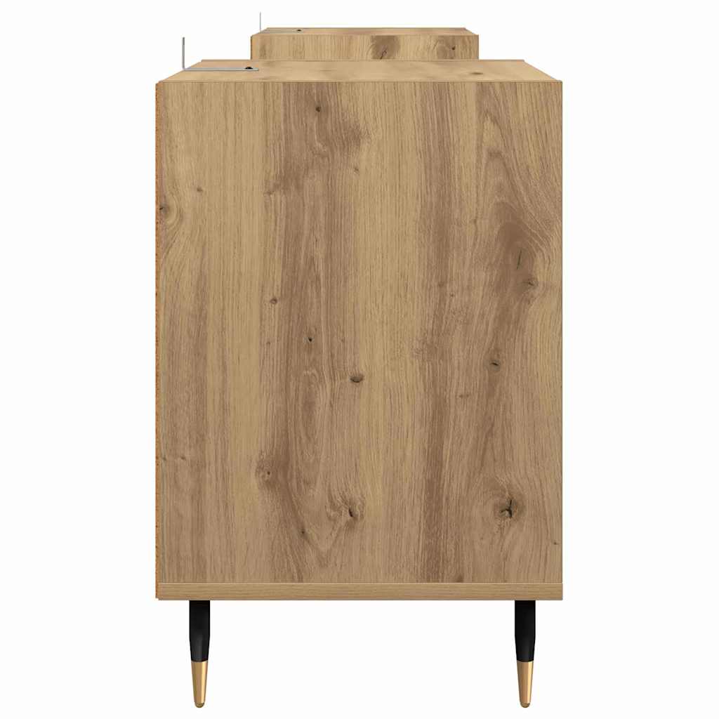 TV Stand 160 X 35 X 55 Cm Artisan Oak Engineered Wood