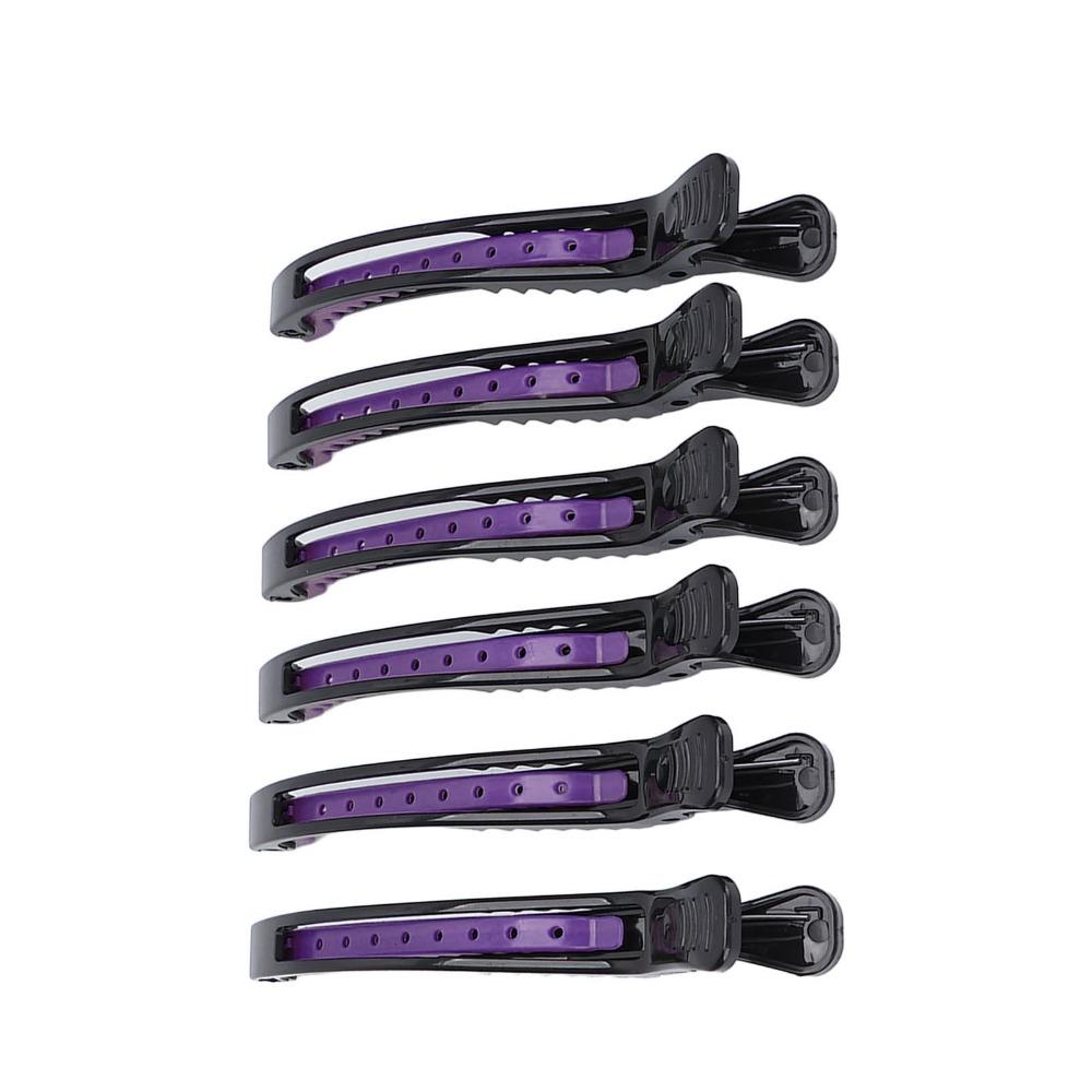 6 PCS Lightweight Professional Hair Clip Portable Design Duckbill Hair Clip  Home Salon