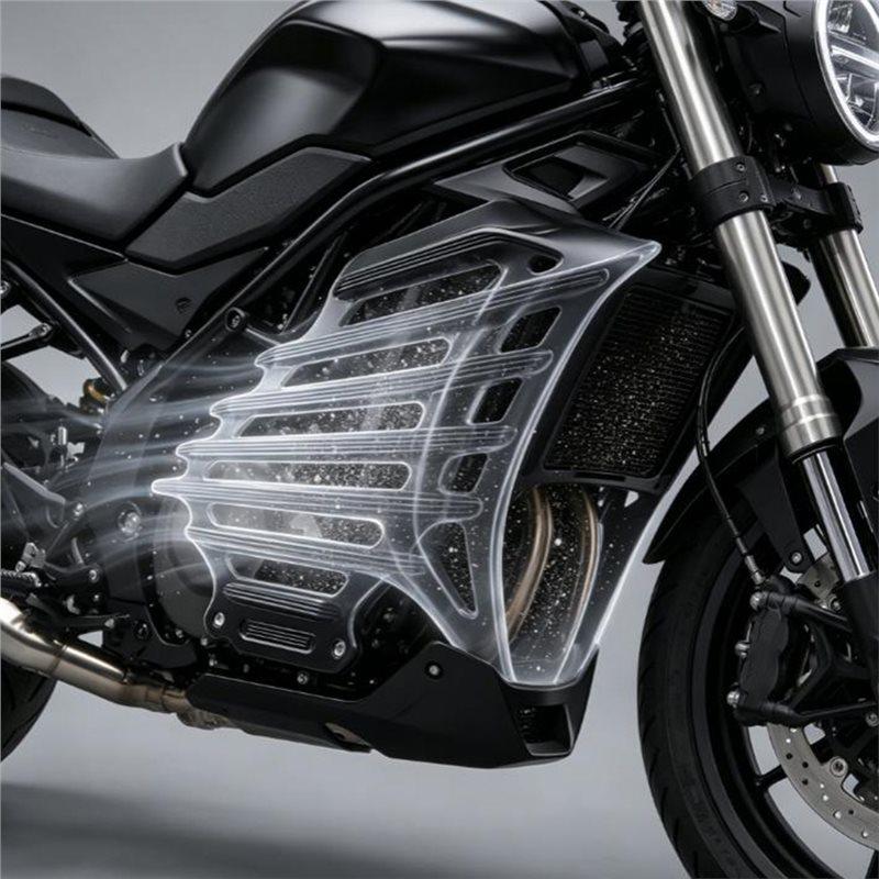 Motorcycle Radiator Guard Cover Decorative Grille Protective Water Tank Fit For Vario 125-150 With Mounting Screws