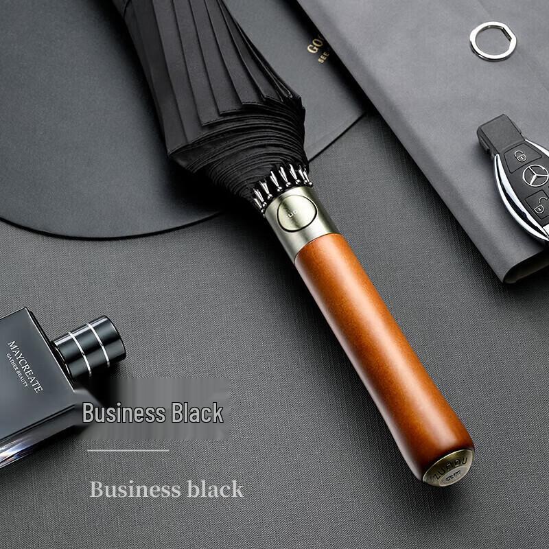 ZUODU 16-Rib Windproof Oversized Business Umbrella