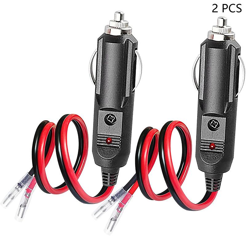 

1/2 шт. автомобильный предохранительный прикуриватель штекер замена 12 В прикуриватель шнур для шин насос воздушный 2PCS