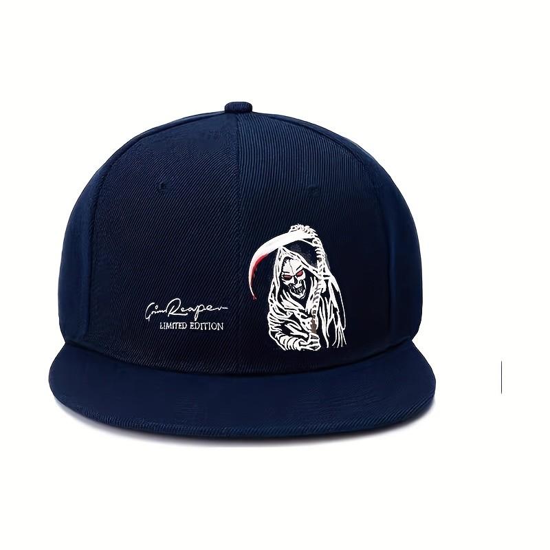 Grim Reaper Limited Edition Snapback Cap Dark Style HipHop Baseball Hat Unisex One Size