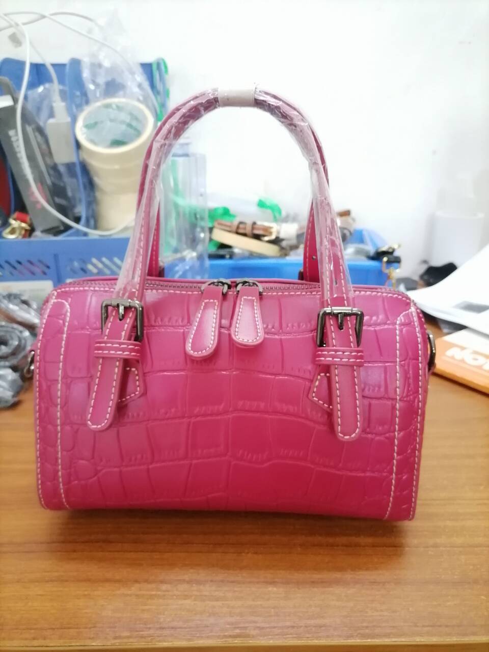 

Crocodile Pattern 2025 Bag Crossbody Pillow Genuine Leather Hand-held Women s Genuine Leather Women Designer Luxury Bag 22X12X14CM